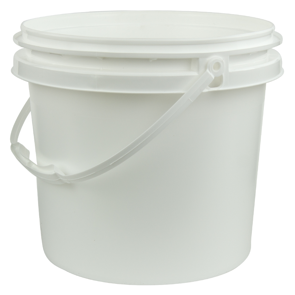 3 gallon plastic bucket with lid