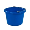 Blue Molded Rubber-Polyethylene 8 Quart Pail