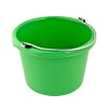 Mango Green Molded Rubber-Polyethylene 8 Quart Pail