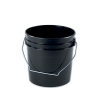 Black 1 Gallon Plastic Bucket (Lid Sold Separately)