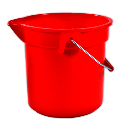 Brute® Red 14 Qt. Bucket | U.S. Plastic Corp.