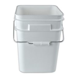 5 gal square plastic buckets
