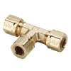 1/2" Tube x 1/2" Tube x 1/2" Tube Brass Compress-Align® Union Tee