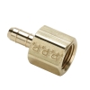 0.096" ID Tube x 1/8" FNPT Dubl-Barb® Brass Female Connector