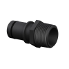 3/4" Male Adapter x 3/4" MNPT Black Qwik-Lok™ Fitting