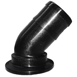 Banjo® Manifold 45° Flanged Elbows - Flange x Hose Barb