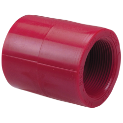 Chemtrol® Red Kynar® PVDF Schedule 80 Threaded Couplings