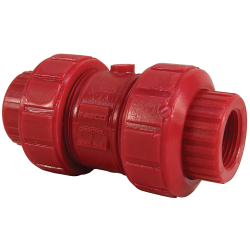 Nibco® Chemtrol® True Union Red Kynar® PVDF Check Valves