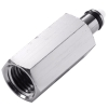 1/8" FNPT In-Line MC Series Chrome Plated Brass Insert - Shutoff (Body Sold Separately)