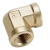 1/4" FPT Brass 90° Union Elbow