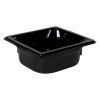 1.1 Quart Black Polycarbonate High Temperature 1/6 Food Pan