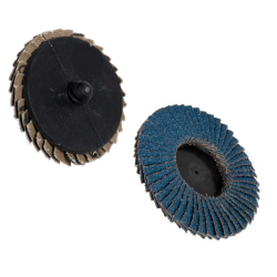 Zirconia Roloc® Type Mini Flap Discs & Holders