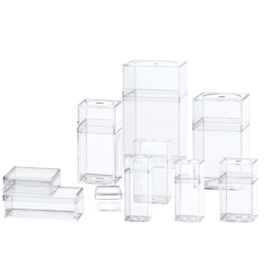 clear plastic box with removable lid