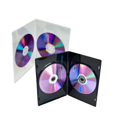 Slimline 2 Disc DVD Cases | U.S. Plastic Corp.