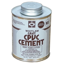 Whitlam CPVC Gray Heavy-Bodied Cement