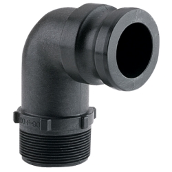 Cam Lever 90° Male Threaded Adapter