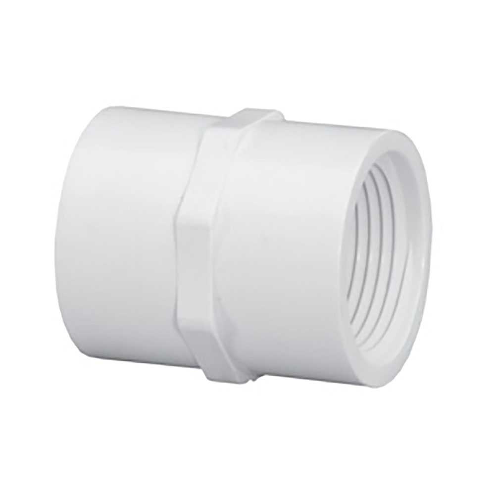 3/4" PVC Schedule 40 Threaded Female Coupling U.S. Plastic Corp.