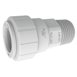 John Guest® Twist & Lock Polysulfone Male Connector