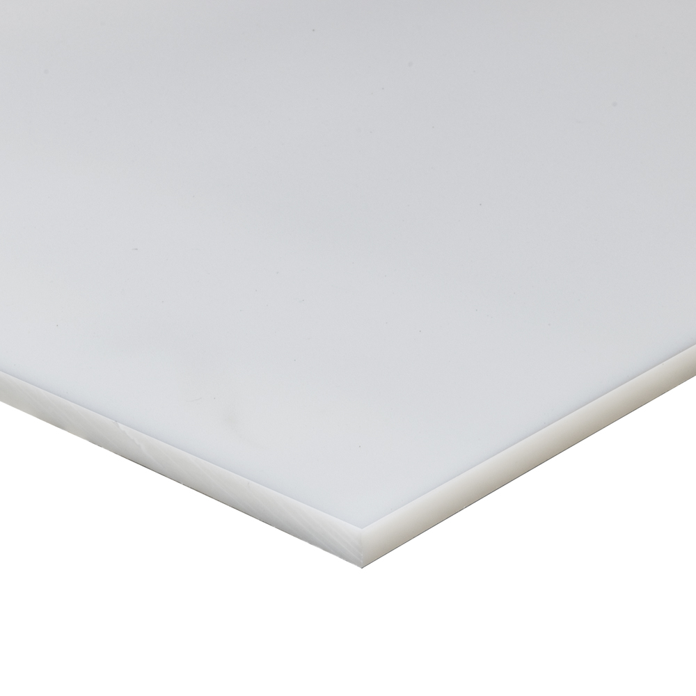 1/2 White HDPE Cutting Board 48 x 96