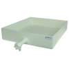 10" L x 10" W x 3" Hgt. HDPE Tamco® Tray with Spigot