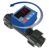 1/2" Socket PVC TKS Series Digital In-Line Paddle Wheel Flow Meter with Relay & Pulse