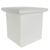 7 Gallon, 12" x 12" x 12" Square Polypropylene Tank with Cover