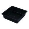 Black 1 Gallon HDPE Drip Pan