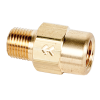 1/8" FNPT x 1/8" MNPT Series 210 Brass Check Valve with EPDM Seals - 1 PSI