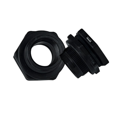 Banjo® Polypropylene Bulkhead Tank Fitting with EPDM Gaskets