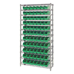 Quantum® Small Parts Shelf Bin System