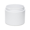 4 oz. White Polypropylene Straight-Sided Double-Wall Round Jar with 70/400 Neck (Cap Sold Separately)