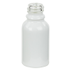 15mL Shiny White E-Liquid Boston Round Glass Bottle with 18/415 Neck (Cap Sold Separately)