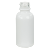 30mL Shiny White E-Liquid Boston Round Glass Bottle with 20/400 Neck (Cap Sold Separately)