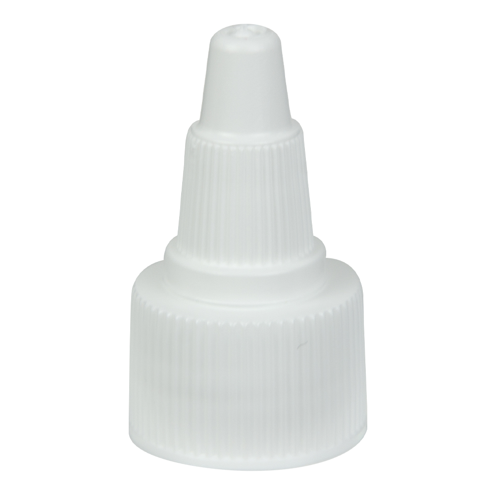 20/410 White Twist Open/Close Dispensing Cap with 0.115