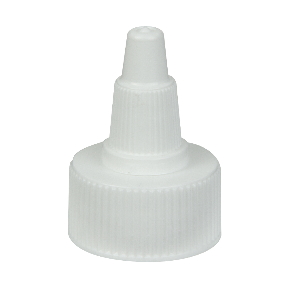 24/400 White Twist Open/Close Dispensing Cap with 0.115