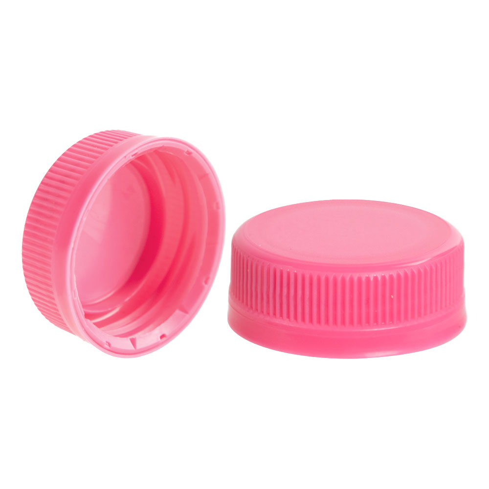 38mm DBJ Pink HDPE Tamper Evident Screw Cap | U.S. Plastic Corp.