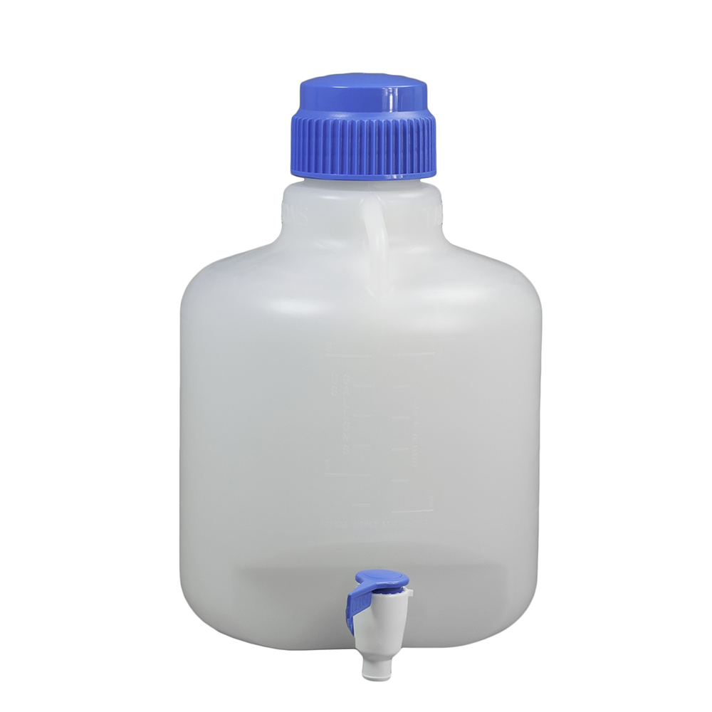 2-1/2 Gallon (10 Liter) Natural Polypropylene Autoclavable Round Carboy ...