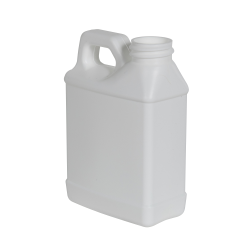 2-1/2 Gallon Natural F-Style Jug with 63mm Unlined Rieke Cap | U.S ...