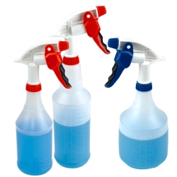 spray bottles and triggers