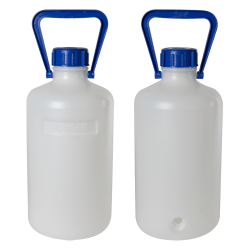 25 Liter Kartell Heavy Walled Narrow Mouth HDPE Round Carboy | U.S ...