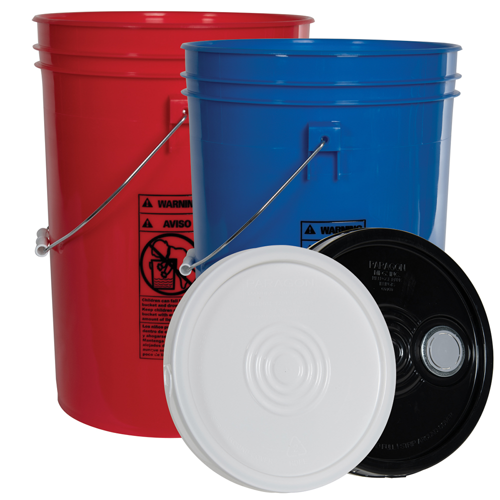 Economy 6 Gallon Buckets & Lids | U.S. Plastic Corp.