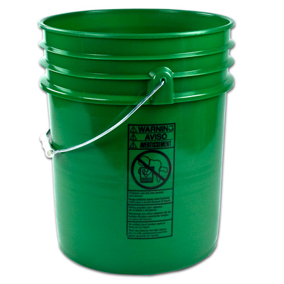 Premium Green 5 Gallon Bucket | U.S. Plastic Corp.