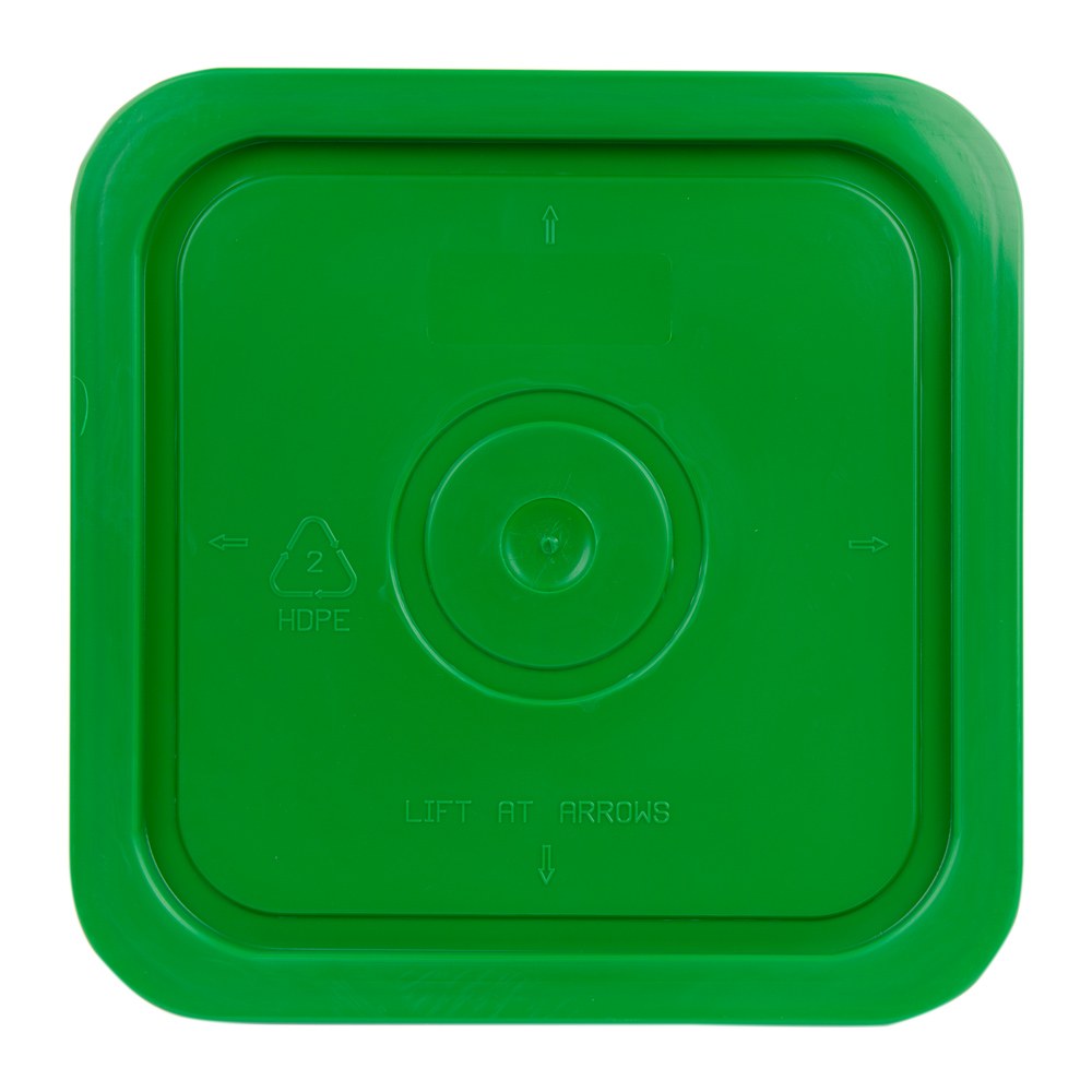 Economy Green 4 Gallon Square Lid for Bucket # 2509 | U.S. Plastic Corp.