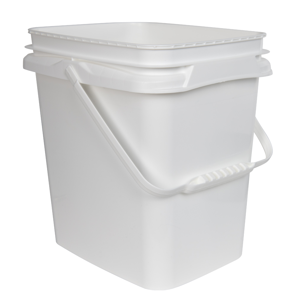 Home, Furniture & DIY 6 x 10 L Ltr Litre Black Plastic Buckets