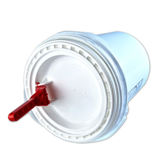 White Non-Spout Lid for 5 Gallon Ultimate Pail for Liquids | U.S ...