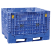 Blue Extra-Duty Collapsible Bulk Container - 48" L x 45" W x 34" Hgt. (Cover Sold Separately)