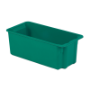 20" L x 10" W x 9" Hgt. Green Plexton® Stack-N-Nest® Fiberglass Pan