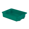 22" L x 17" W x 6" Hgt. Green Plexton® Stack-N-Nest® Fiberglass Pan