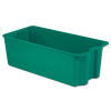 39" L x 19" W x 14" Hgt. Green Plexton® Stack-N-Nest® Fiberglass Pan