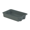 22" L x 14" W x 5" Hgt. Gray Plexton® Stack-N-Nest® Fiberglass Pan